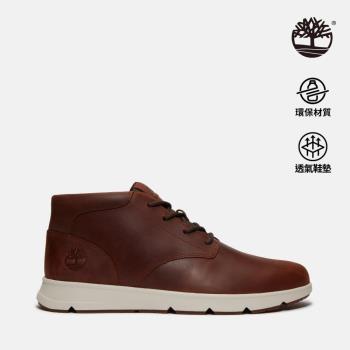Timberland 男款鐵鏽色中筒休閒鞋│A6C7TEM6
