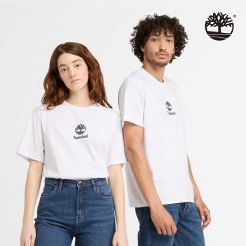 Timberland 中性款白色休閒短袖T恤│A43C5100
