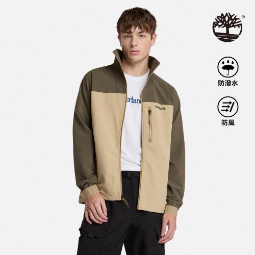 買1送1-Timberland 男款深綠色防潑水軟殼外套│A6AM7EQJ
