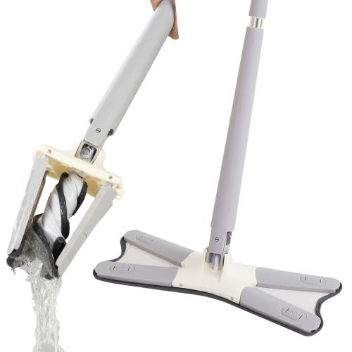 馬上淨一秒瞬擰免手洗蝶型平板拖把-勁