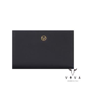 VOVA 沃汎 Eve 伊芙系列12卡兩折中夾 -藍色 VA136W023NY