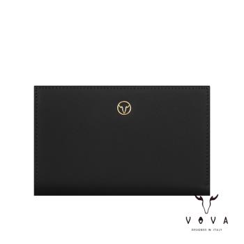 VOVA 沃汎 Eve 伊芙系列12卡兩折中夾 -黑色 VA136W023BK