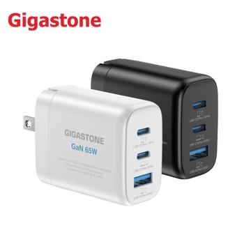 Gigastone 立達 氮化鎵GaN Power Go 65W PD+QC 三孔快速充電器 快充頭 充電頭(PD-7653)