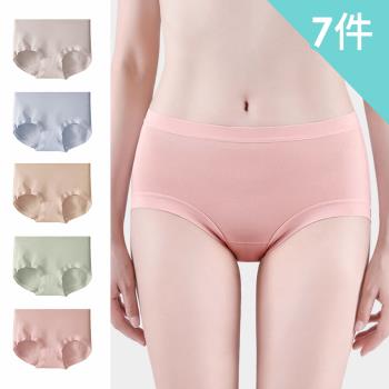 【Dylce 黛歐絲】7件組-★-輕盈裸感桑蠶絲抑菌內褲/無痕內褲/性感內褲/女內褲(顏色隨機)