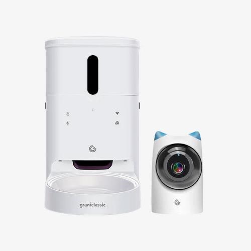 grantclassic 餵不停 貓狗自動餵食器 萌寵版(攝影機版) 餵食器 自動餵食 餵食機