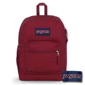 JANSPORT -CROSS TOWN PLUS 校園系列後背包 -酒棕紅