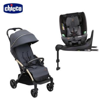 chicco-Goody XPlus魔術瞬收手推車+Bi-Seat全能i-size安全汽座Air版