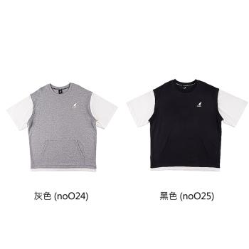 KANGOL 背心T恤假兩件設計 短袖上衣 63251005