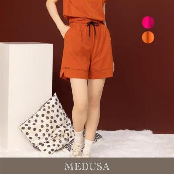現貨 MEDUSA 曼度莎 壓線剪裁鬆緊休閒套裝短褲 - 2色(M-XL)|女短褲 休閒短褲 氣質短褲