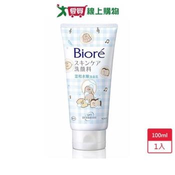 BIORE蜜妮 THE BUTTERS溫和水嫩洗面乳100g【愛買】
