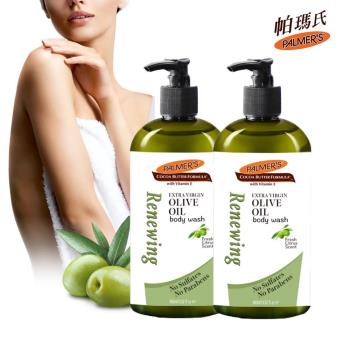 Palmers帕瑪氏橄欖油深層賦活沐浴乳400mlx2瓶組(採用特級初榨橄欖油 富含天然抗氧化成分)