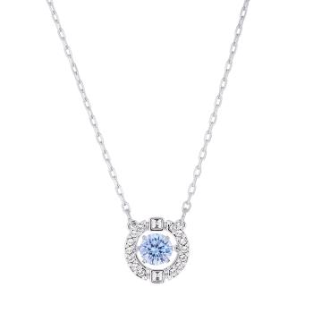 SWAROVSKI 施華洛世奇 Sparkling Dance Round 藍水晶項鍊