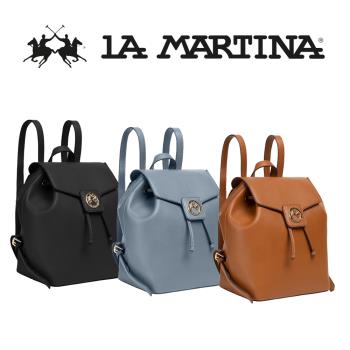 LA MARTINA 義大利原裝進口 限量2折 頂級皮革後背包 1862P 全新專櫃展示品 (多色)