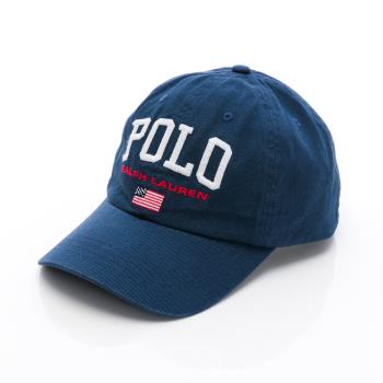Ralph Lauren 刺繡棒球帽(logo&美國國旗)(海軍藍)