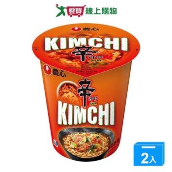 農心辛辣白菜風味杯麵75g【兩入組】【愛買】