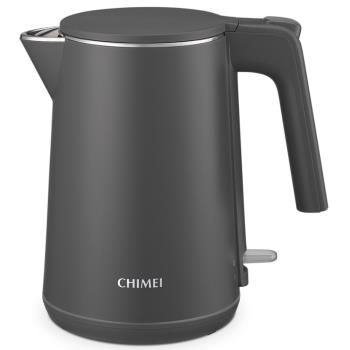 CHIMEI 奇美1.0L 304不鏽鋼雙層防燙快煮壺-夜幕灰 (KT-10YPW2)