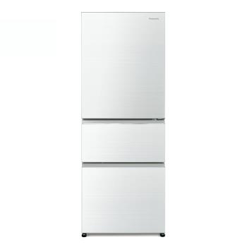 Panasonic國際牌450公升一級能效三門變頻玻璃冰箱(晶鑽白)NR-C454HG-W