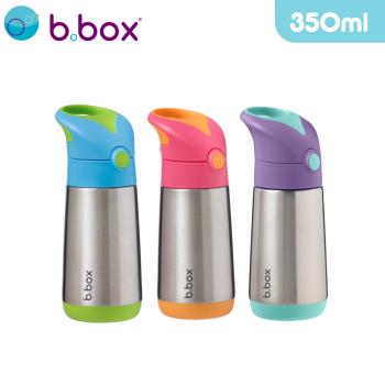 【b.box】不鏽鋼吸管保冷水壺350ml / 多色