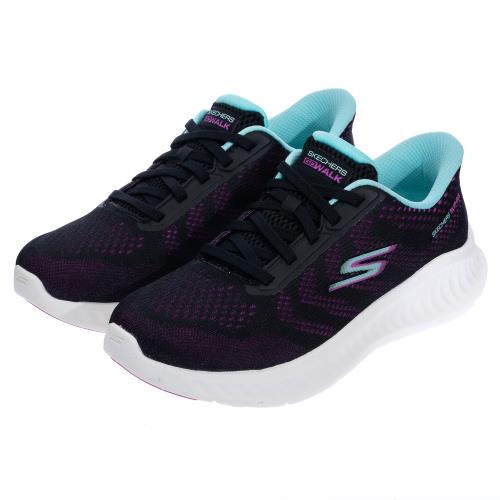 SKECHERS 女鞋 健走系列 瞬穿舒適科技 GO WALK NOW 寬楦款 (125643WBKPR)