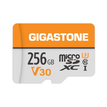 GIGASTONE 256GB micro SDXC UHS-Ⅰ U3 記憶卡(256G V30 高速記憶卡)