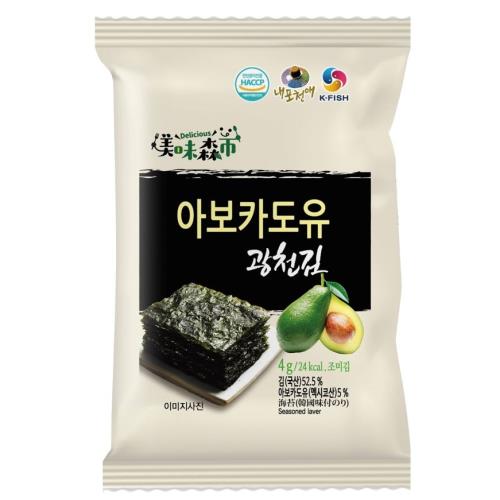 美味森市韓國廣川酪梨油海苔