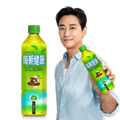 每朝健康 雙纖綠茶650mlx24入/箱