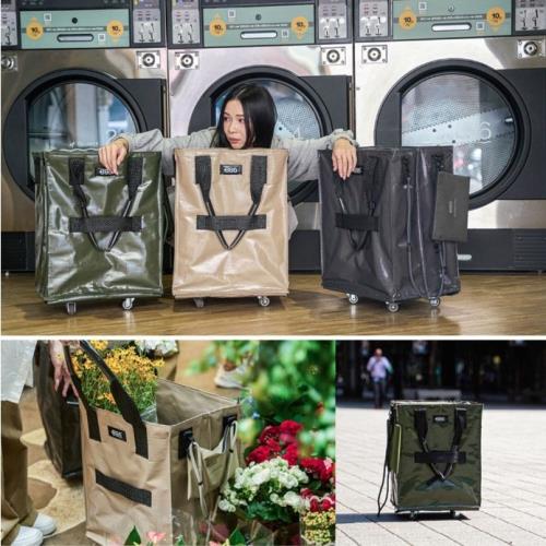 +886極野家 豆鯊包 OB1010-中款-M (3色可選) (購物袋/購物袋推車/推車/旅行袋/多功能掛繩)