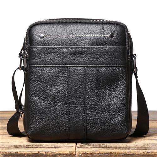 【巴黎精品】現貨+預購 真牛皮側背包皮革單肩背包托特包手提包-頭層牛皮韓版豎款男女包包a1js71