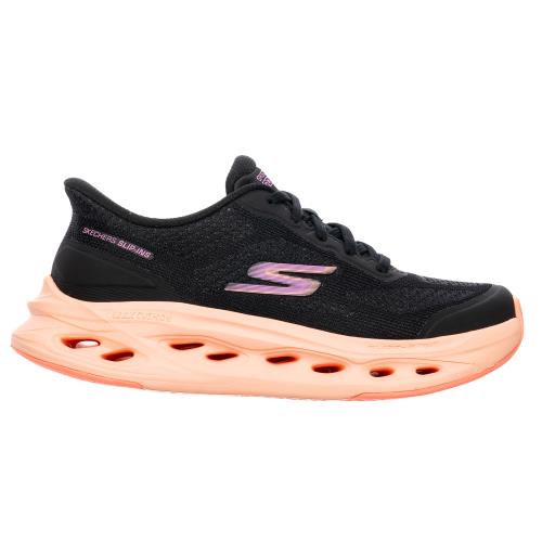SKECHERS 女鞋 慢跑系列 瞬穿舒適科技 GO RUN MAX CUSHIONING GLIDE-STEP (129403BKPR)