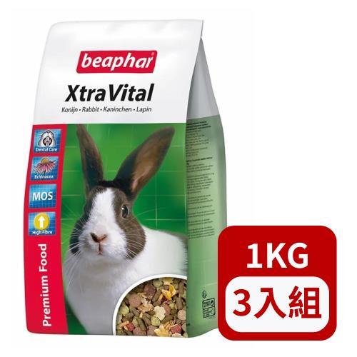 樂透-超級活力成兔飼料 1kg X(3入組)(兔飼料/兔乾糧)