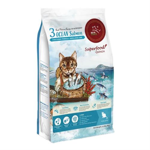 【瑞威寵糧】 天然平衡 貓糧3號 海洋魚貝 亮毛護膚配方 4KG