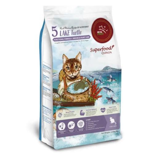 【瑞威寵糧】 天然平衡 貓糧5號 湖畔水鱉 免疫護心配方 4KG