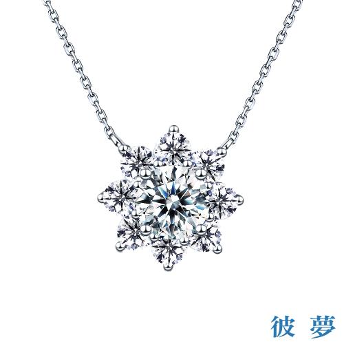 【彼夢】 IGI 1克拉 D/VVS1 3EX NONE PT950鉑金 盤鑽套鍊(超高規格頂級切割培育鑽石)