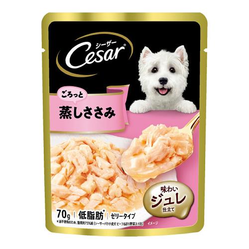 【Cesar 西莎】西莎蒸鮮包-成犬低脂雞肉口味70g × 16包