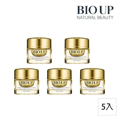 BIO UP 自然美 全效防護光采素顏霜SPF50 PA++++ 30g *5入