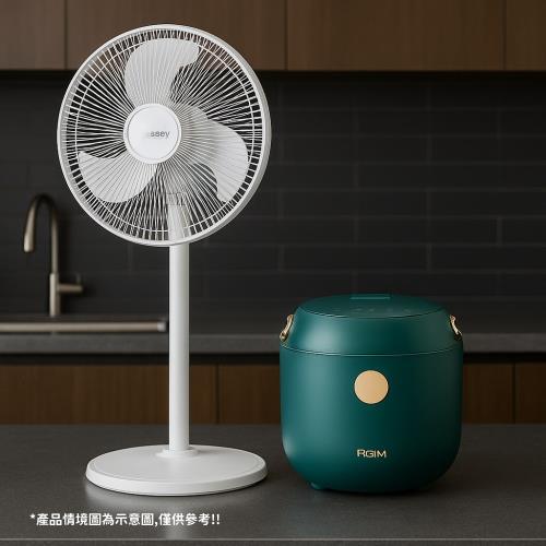 【小太陽】16吋二合一直立式擺頭風扇TF-1899+法國阿基姆AGiM健康減醣電子鍋