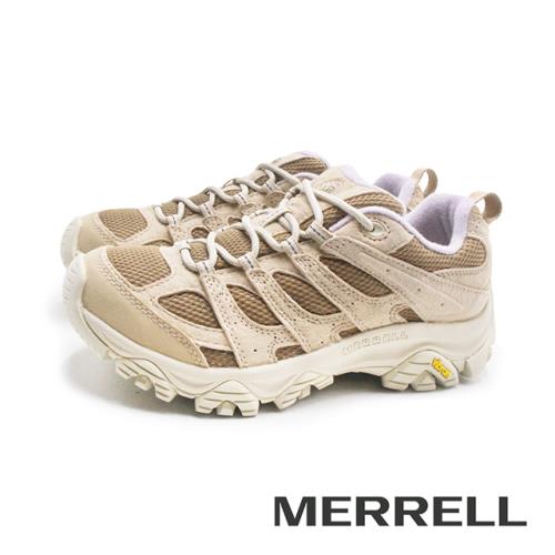 MERRELL(女)MOAB 3 READY ZIP拉鍊款麂皮登山健行鞋 女鞋-榛果棕色