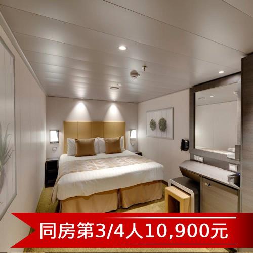 暑假MSC【地中海郵輪榮耀號】濟州(釜山)、福岡自主遊六日(內艙房 (約4.41坪)雙人房)單人券