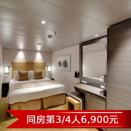 暑假 MSC【地中海郵輪榮耀號】沖繩自主遊四日(內艙房雙人房)單人券