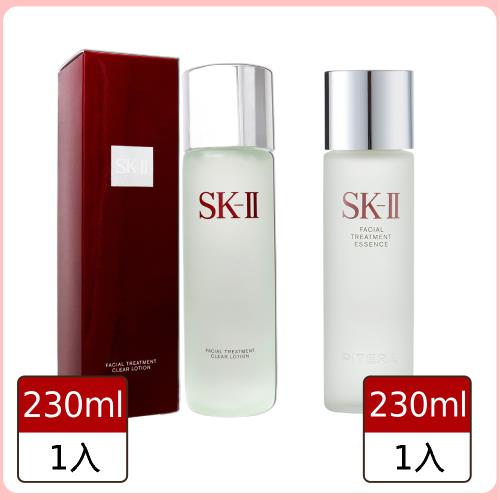 超值1+1組【SK-II】青春露230ml+亮采化妝水230ml_型