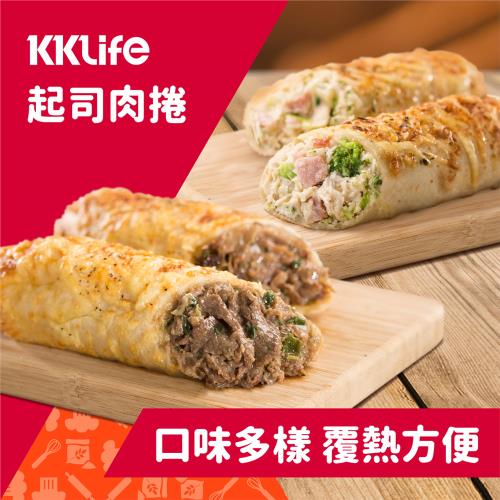 【KKLifeｘ紅龍】雙12限定-肉捲10條+炸物6包組(肉捲150-180g/條;炸物400-500g/包)