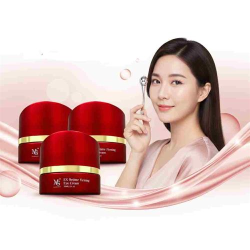 【MG】逆時光緊緻EX掰掰眼袋霜(30ml/瓶x3瓶)+贈眼霜按摩滾珠導入棒(支x1)+品牌針管香水(隨機)(支x1)