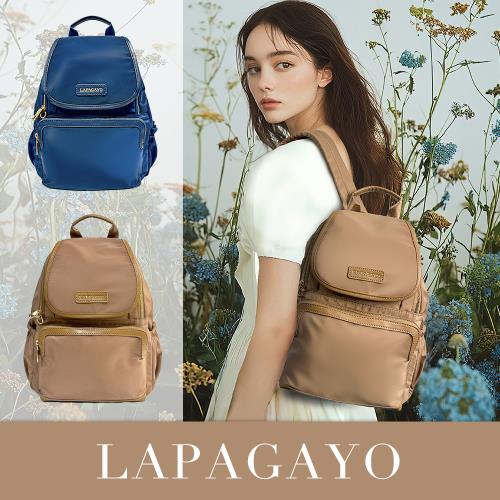 lapagayo皇家藍調極致工藝精品後背包-裸