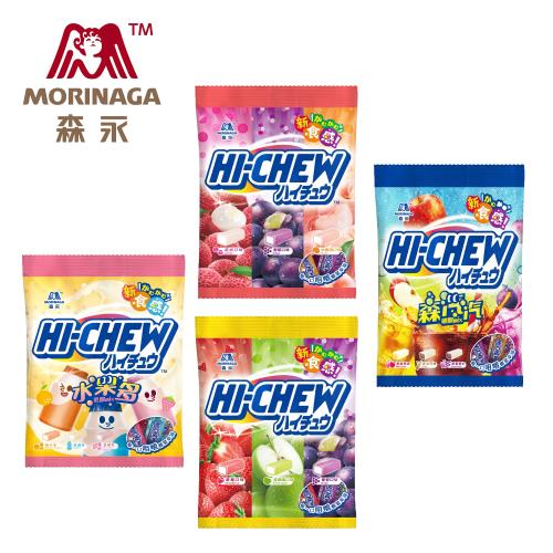 【台灣森永】嗨啾Q彈軟糖(袋裝)綜合水果/特選水果/綜合汽水/水果多-85g x1入(四種口味任選)