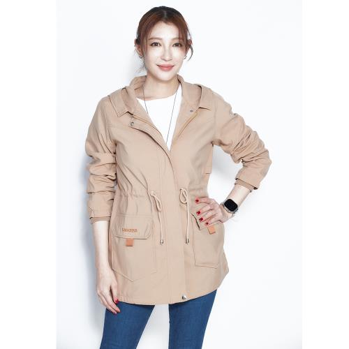 S.MARINE歐風精品長版連帽外套