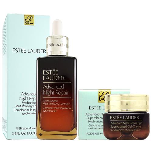 Estee Lauder 雅詩蘭黛 特潤超導全方位修護露 100ml+ 特潤全能修護亮眼霜15ml (國際航空版)