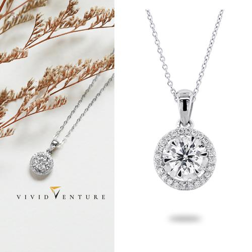 亞帝芬奇 GIA 30分 DIF 3VG 八心八箭 無螢光 天然鑽石 真鑽 項鍊 臻愛時尚 14K金台+14K金鍊