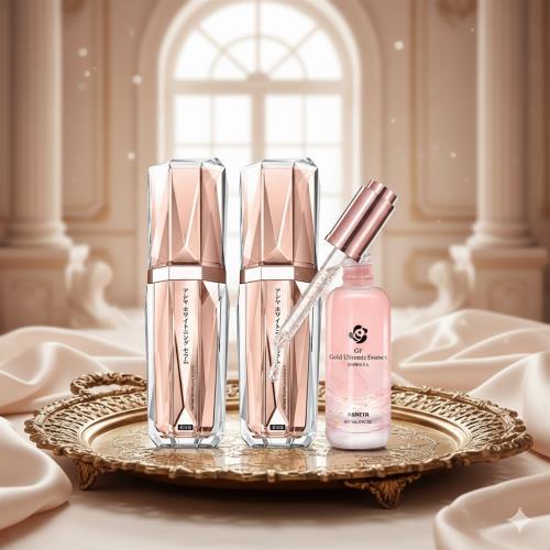 ASHIYA 女王節彈潤亮白肌活精華 30ML/瓶+ 金絲珍萃精華 15ML/瓶