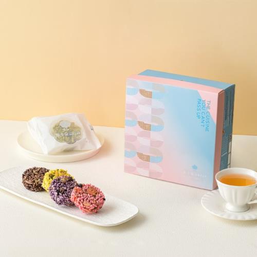 【栗卡朵洋菓子坊】雲朵之誕綜合米果12入禮盒x1盒(季節口味隨機_4種口味各3入)