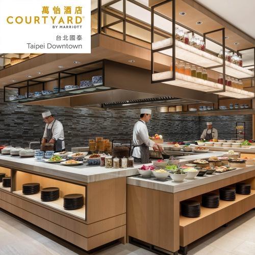 下殺↘84折 台北【國泰萬怡酒店】MJ KITCHEN 假日午晚餐MO26